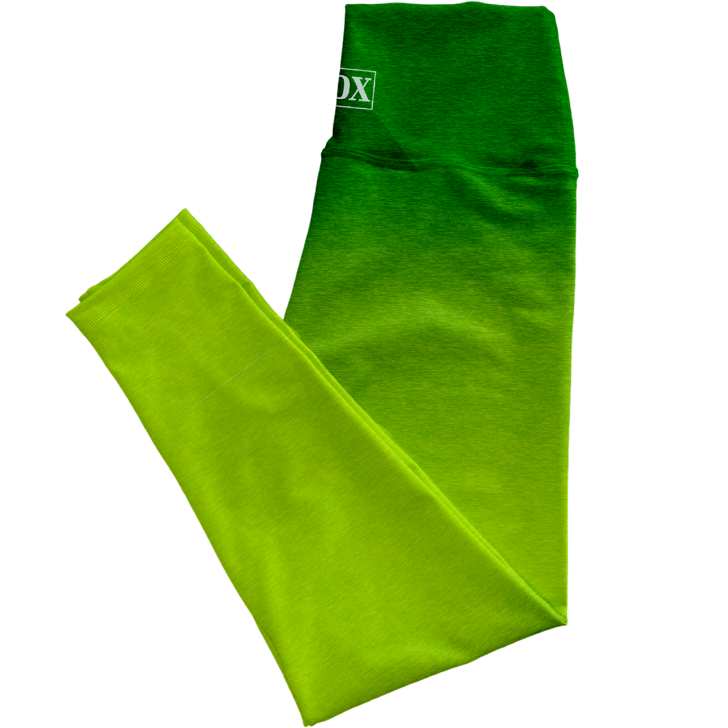 Green Ombre Regular Rise Leggings