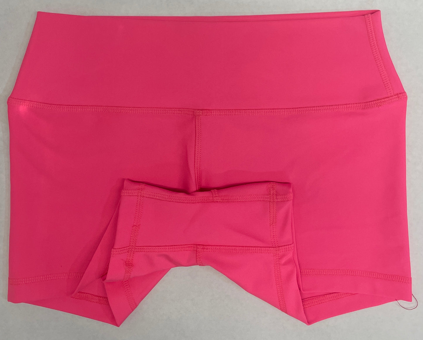 HOT PINK 3.5 MEDIUM MID WAIST LUXE FABRIC