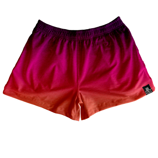 Wine  Ombre Heathered Lounge Short!