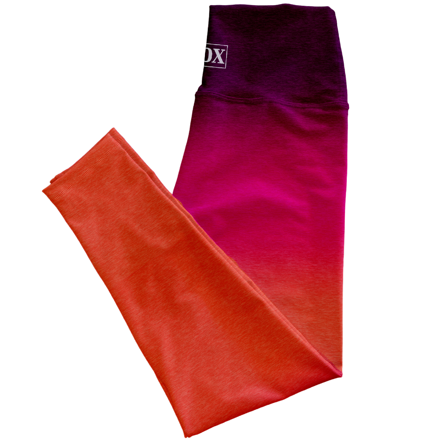 Wine Ombre Regular Rise Leggings