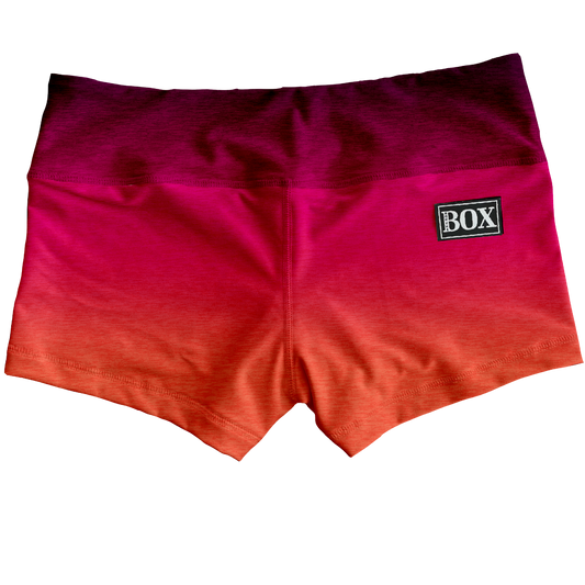 Wine Ombre Heather Shorts