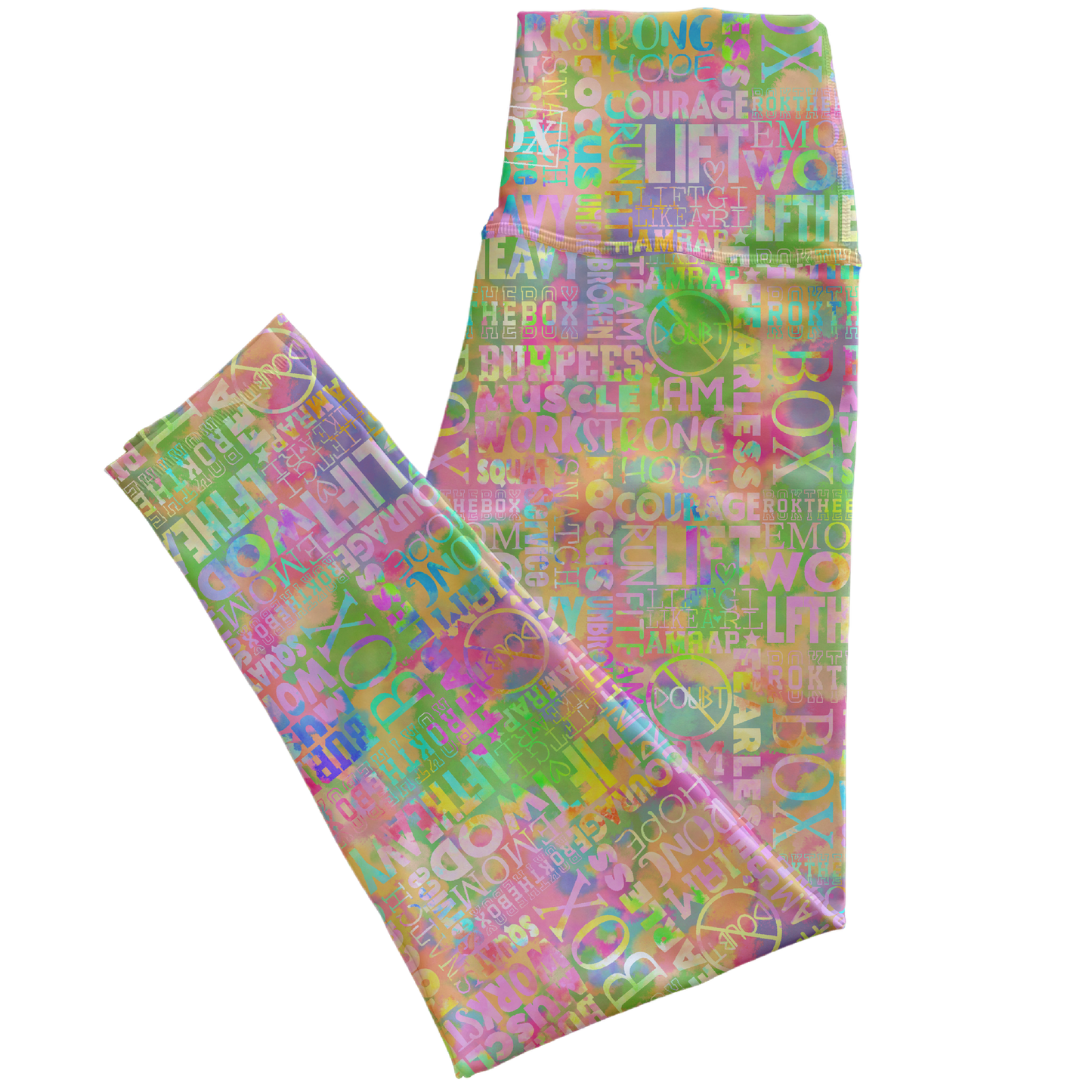 WOD Anyone (pastel) Regular Rise Leggings