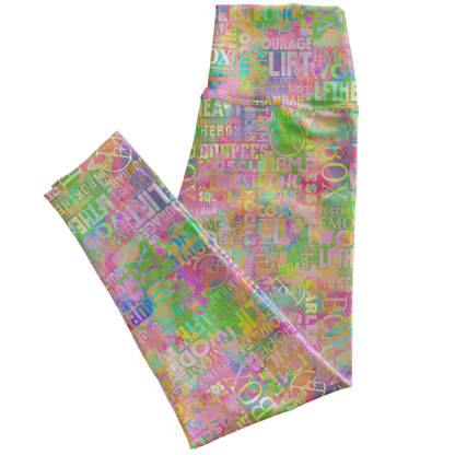 WOD Anyone (pastel) Regular Rise Leggings