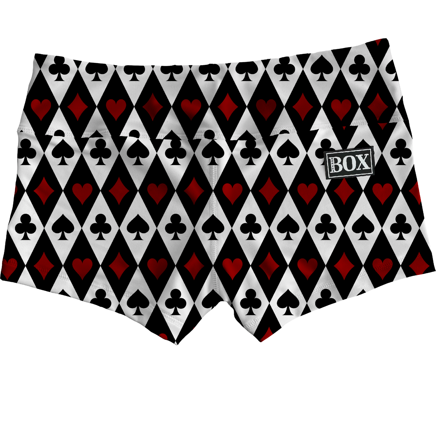 Queen of hearts Shorts (add lining for extra coverage)