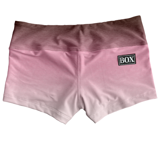 Pink Nude Ombre Heather Shorts