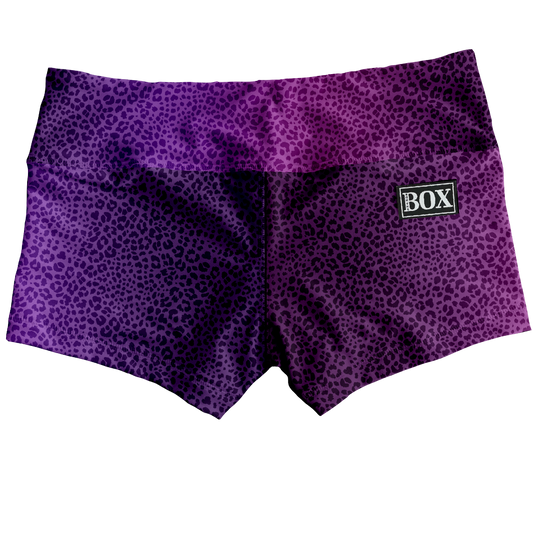 Grape Juice Cheetah Shorts