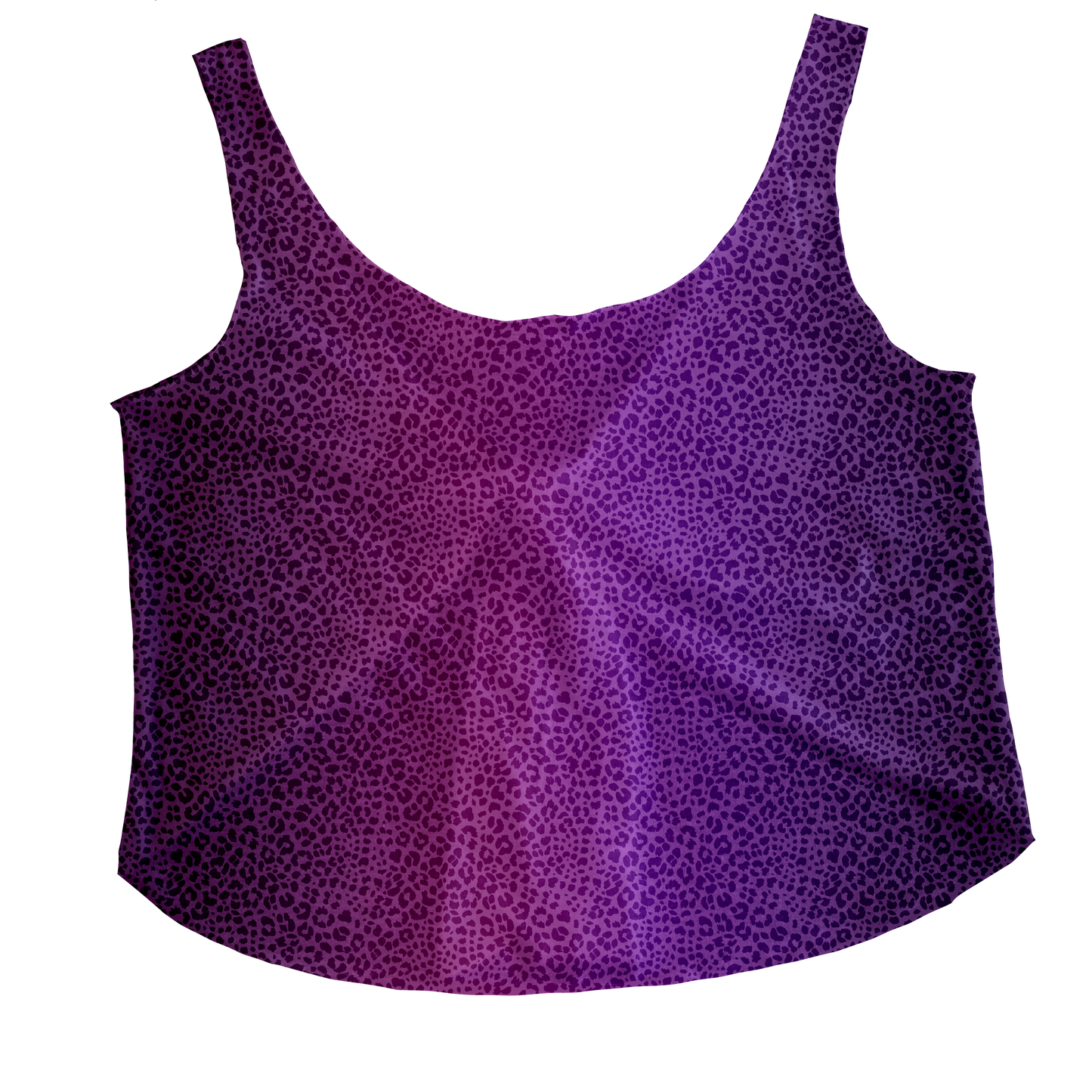 Grape Juice Cheetah Tieback Tank