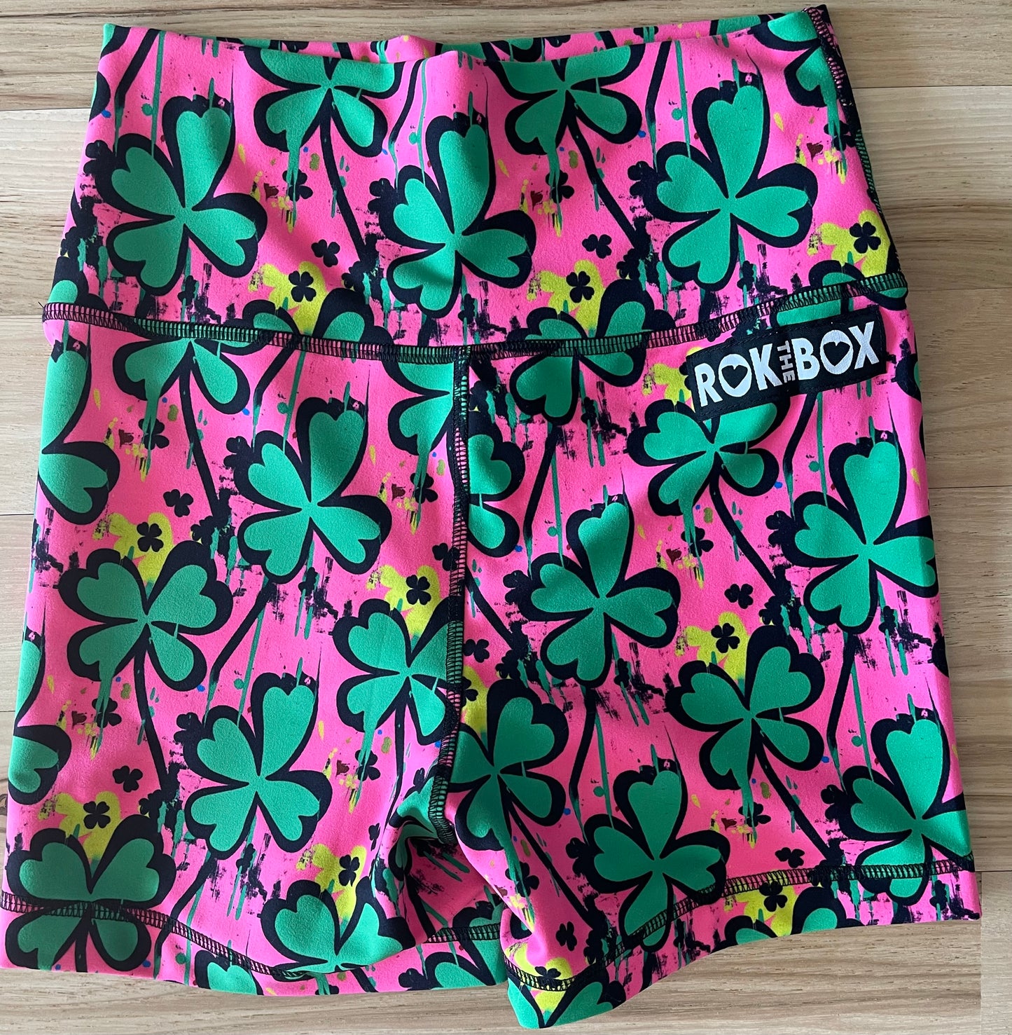 Grunge Clovers St. Paddy’s Highrise Shorts