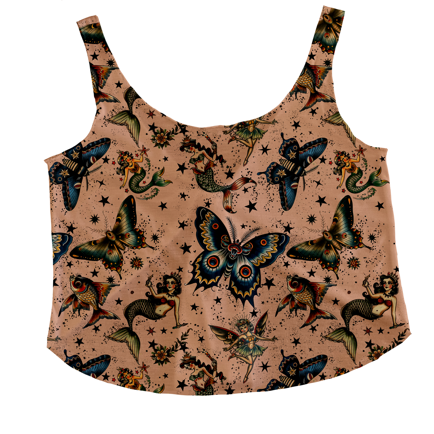 Vintage Art Tieback Tank