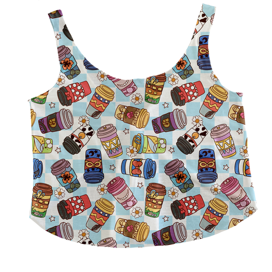 Cups of Cuteness Tieback Tank