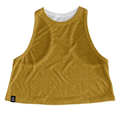 Gold Heathered Tops