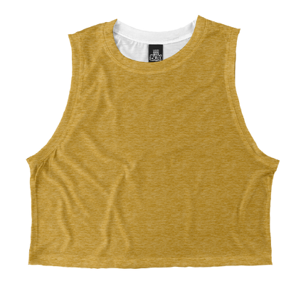 Gold Heathered Tops