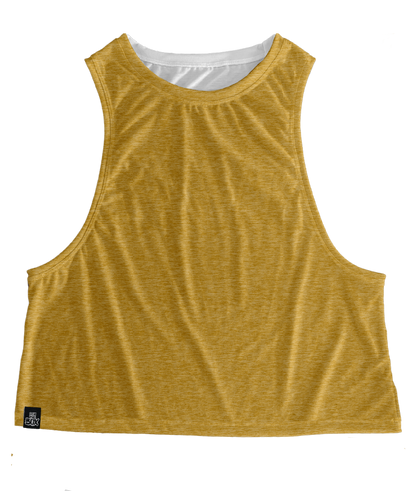 Gold Heathered Tops