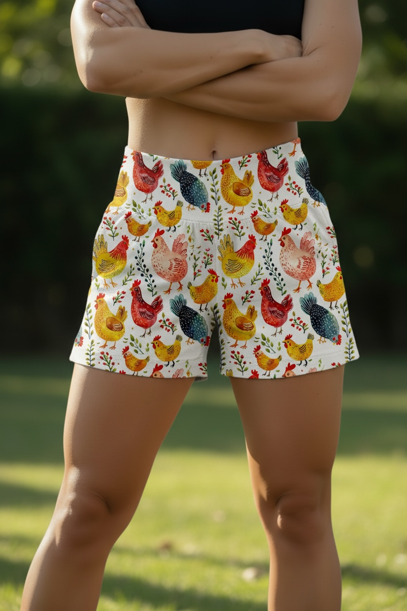 Happy Hens Yogi Short