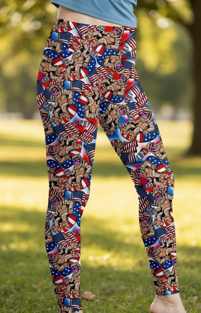 Merica Sass ROK Leggings No Pockets
