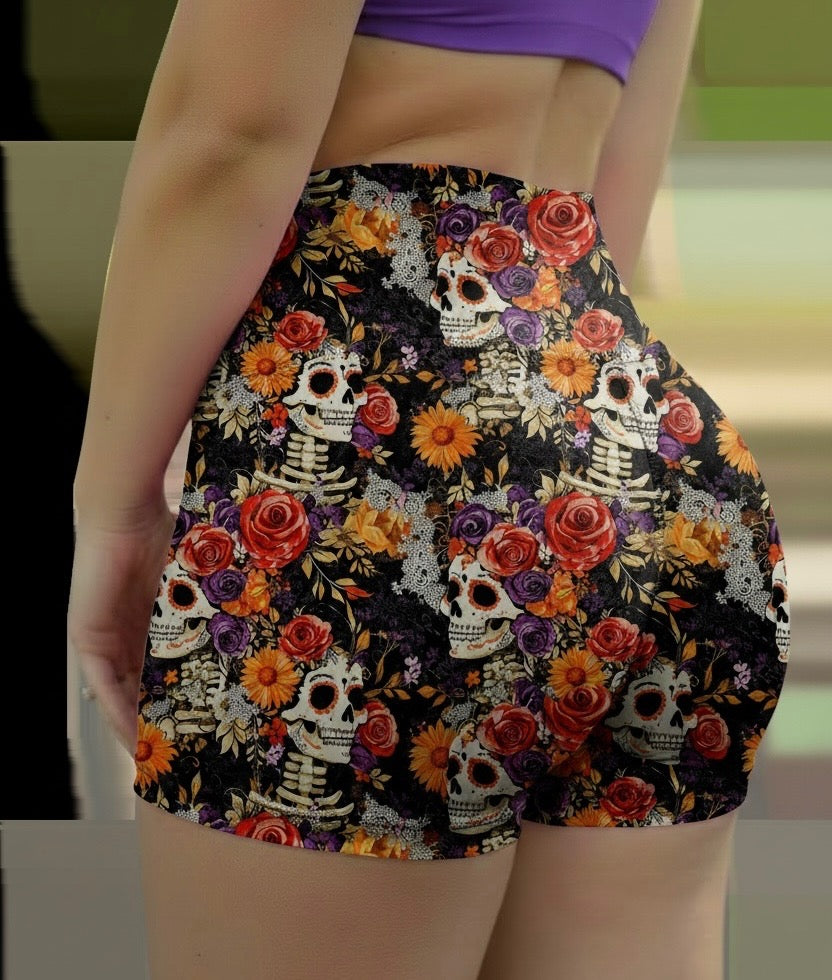 Lovely Bones Midrise Shorts No Pockets