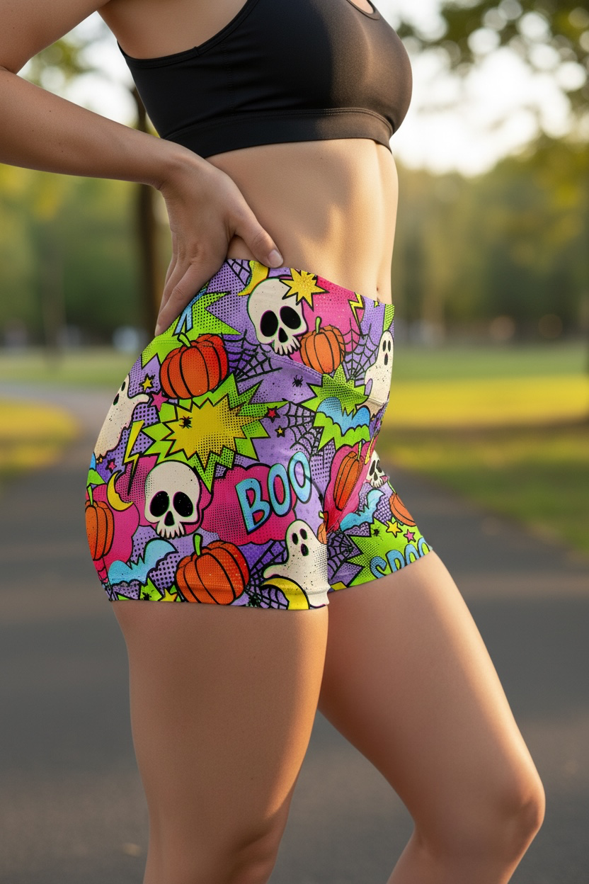 Spooky Comics VNFS Shorts With Pockets