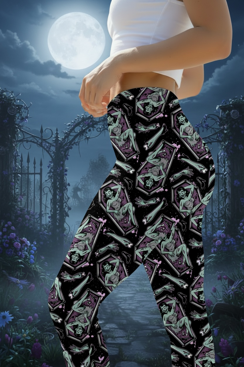 Rest In Pieces ROK Leggings With Pockets