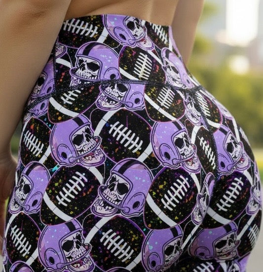 Football Season ROK Leggings With Pockets