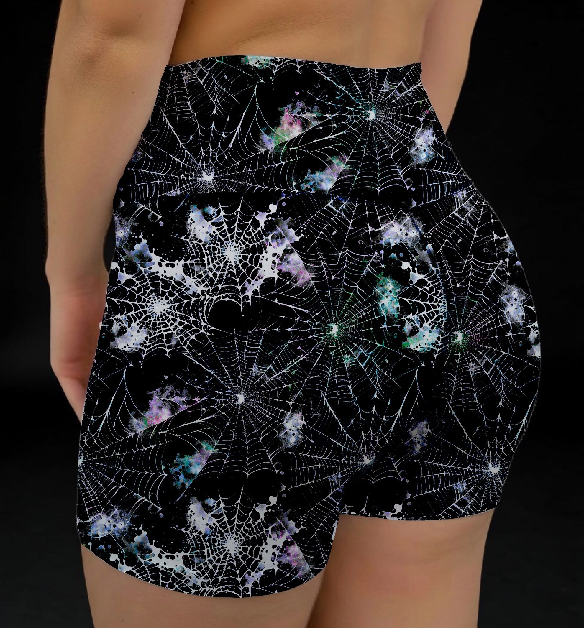 Cobwebs Midrise Shorts No Pockets