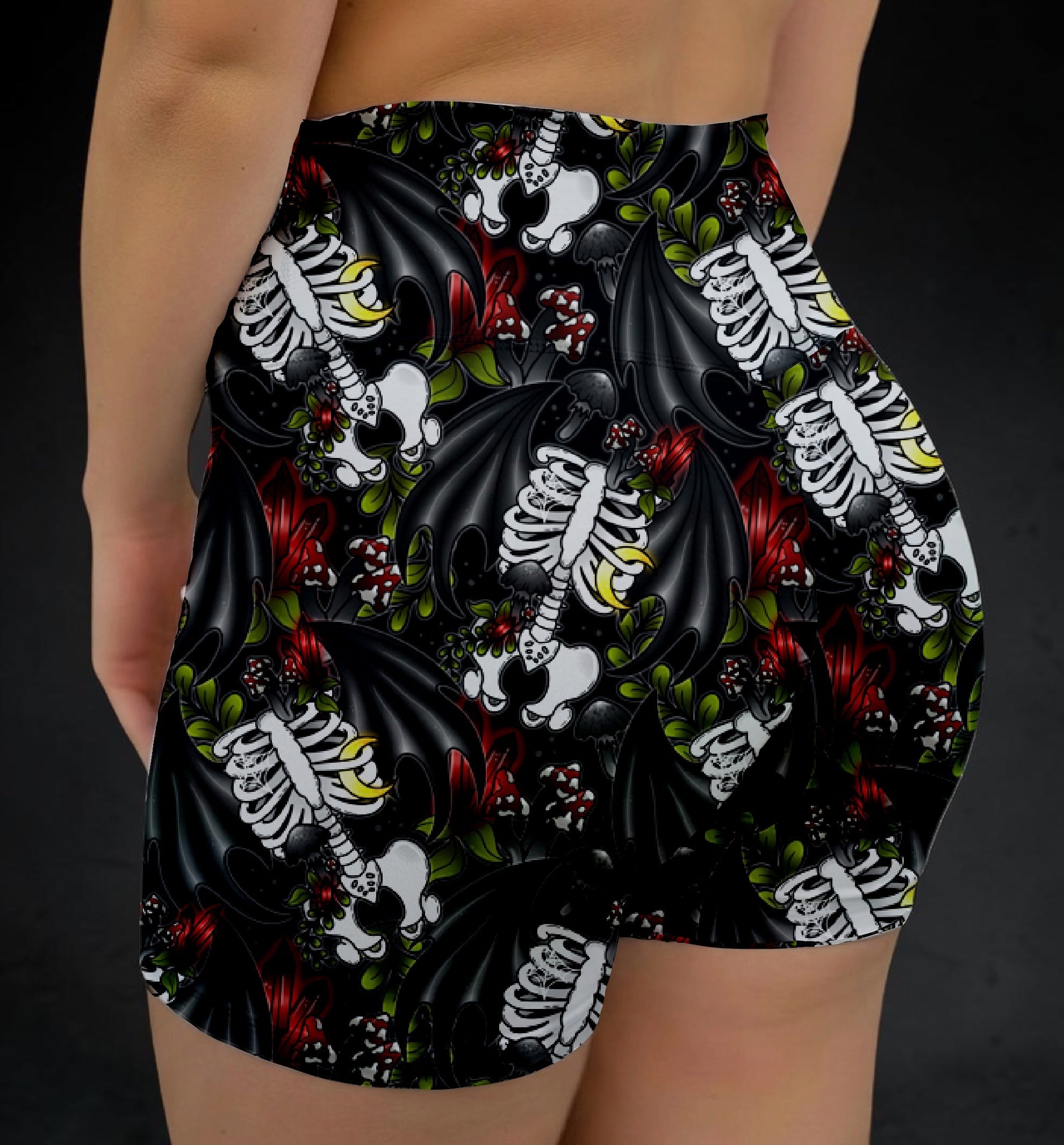 Bat Bones Hybrid Shorts With Pockets