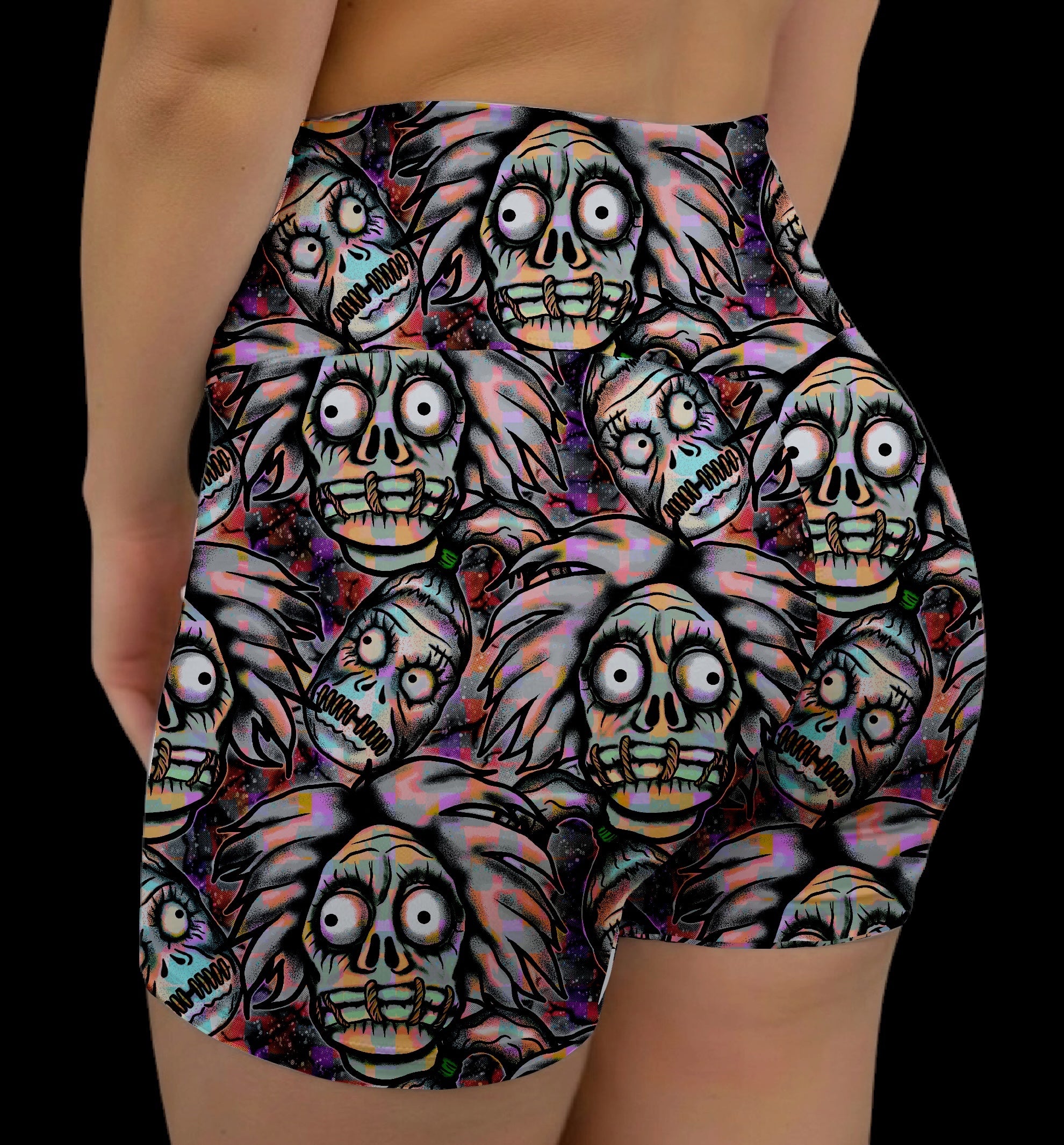 Pink Head Shrinker Hybrid Shorts With Pockets