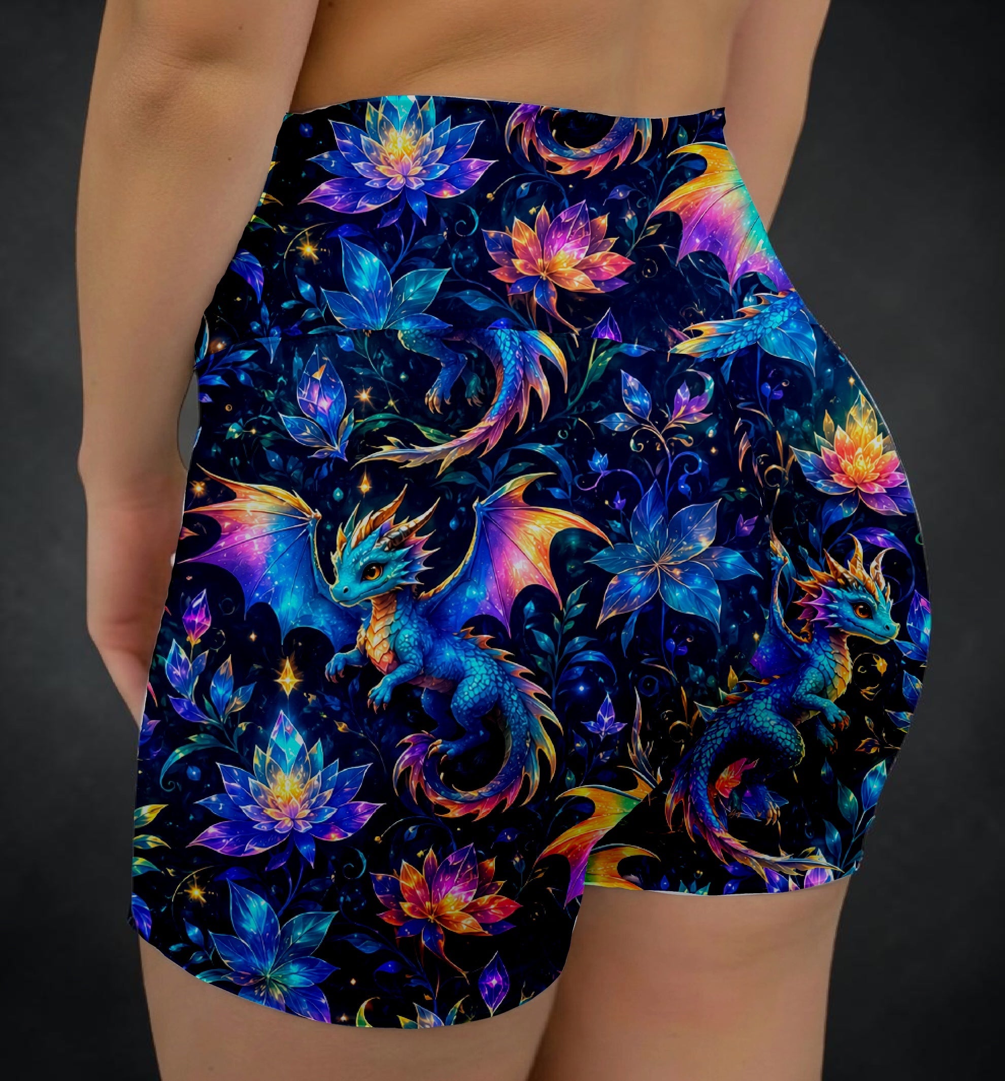 Blue Dragon Hybrid Shorts With Pockets