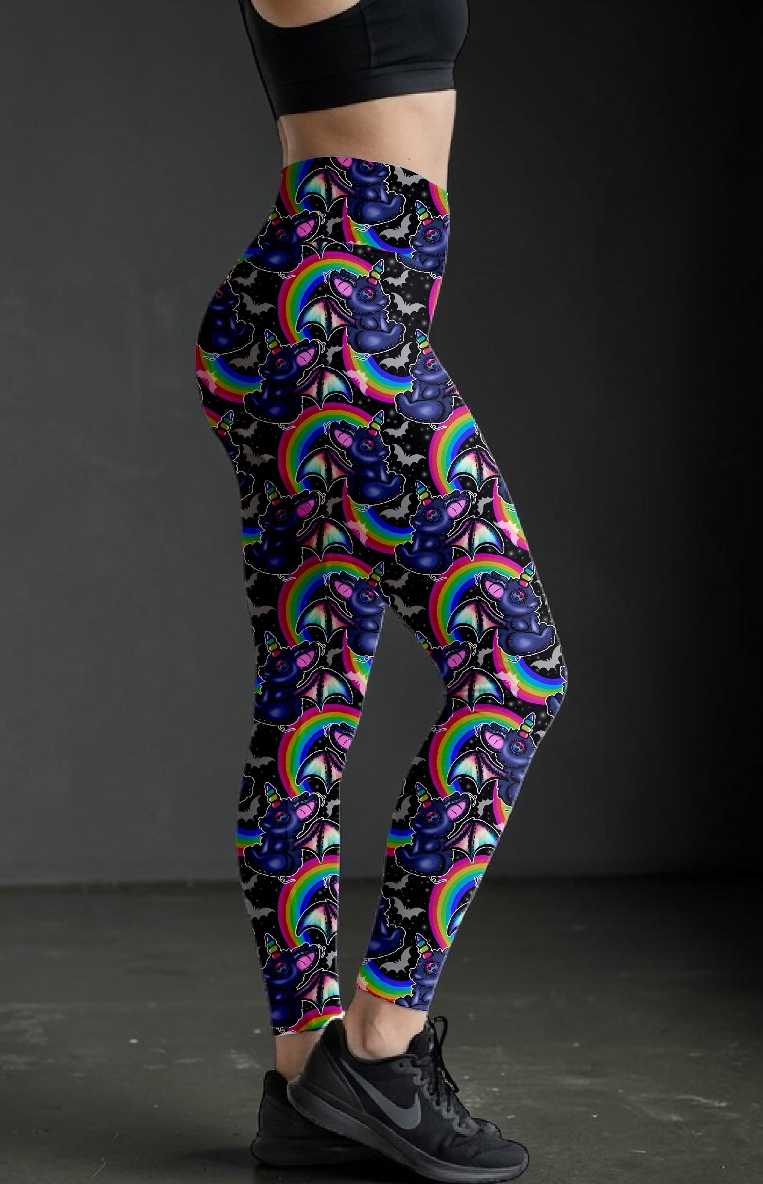 Plushy Bats ROK Leggings With Pockets