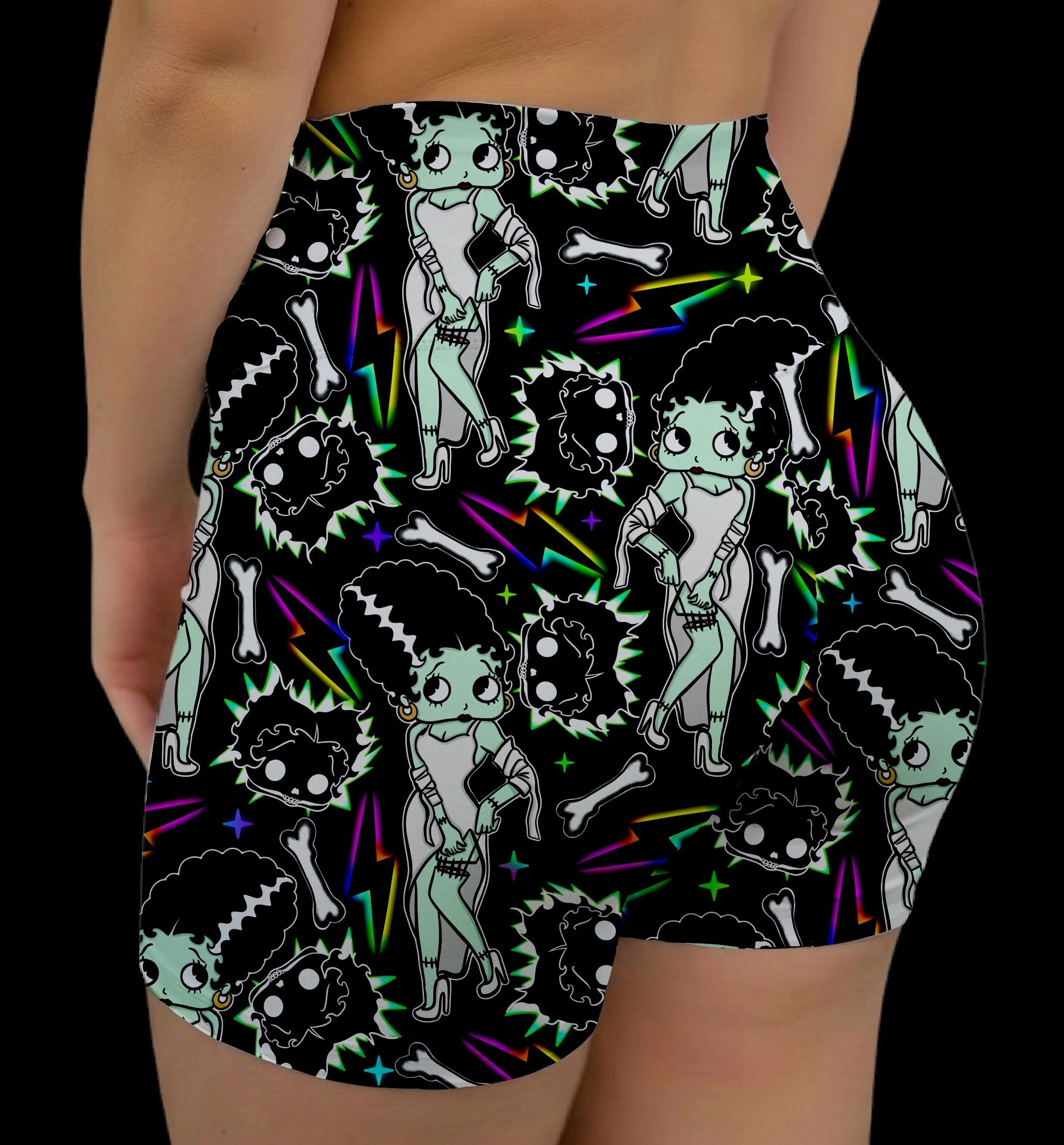 Betty Bride Rainbow Hybrid Shorts With Pockets