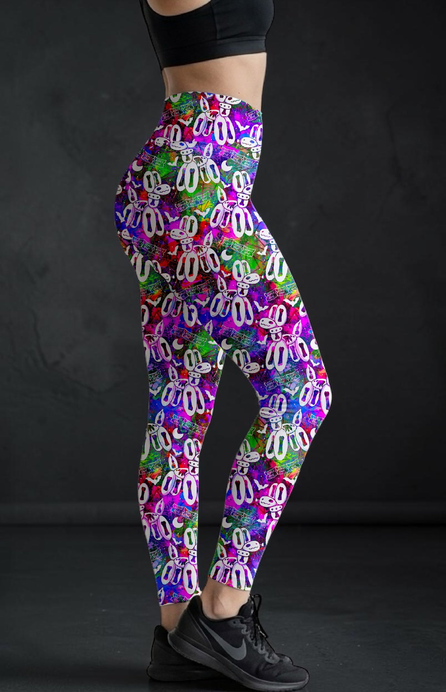 Balloon Dog Rainbow ROK Leggings With Pockets