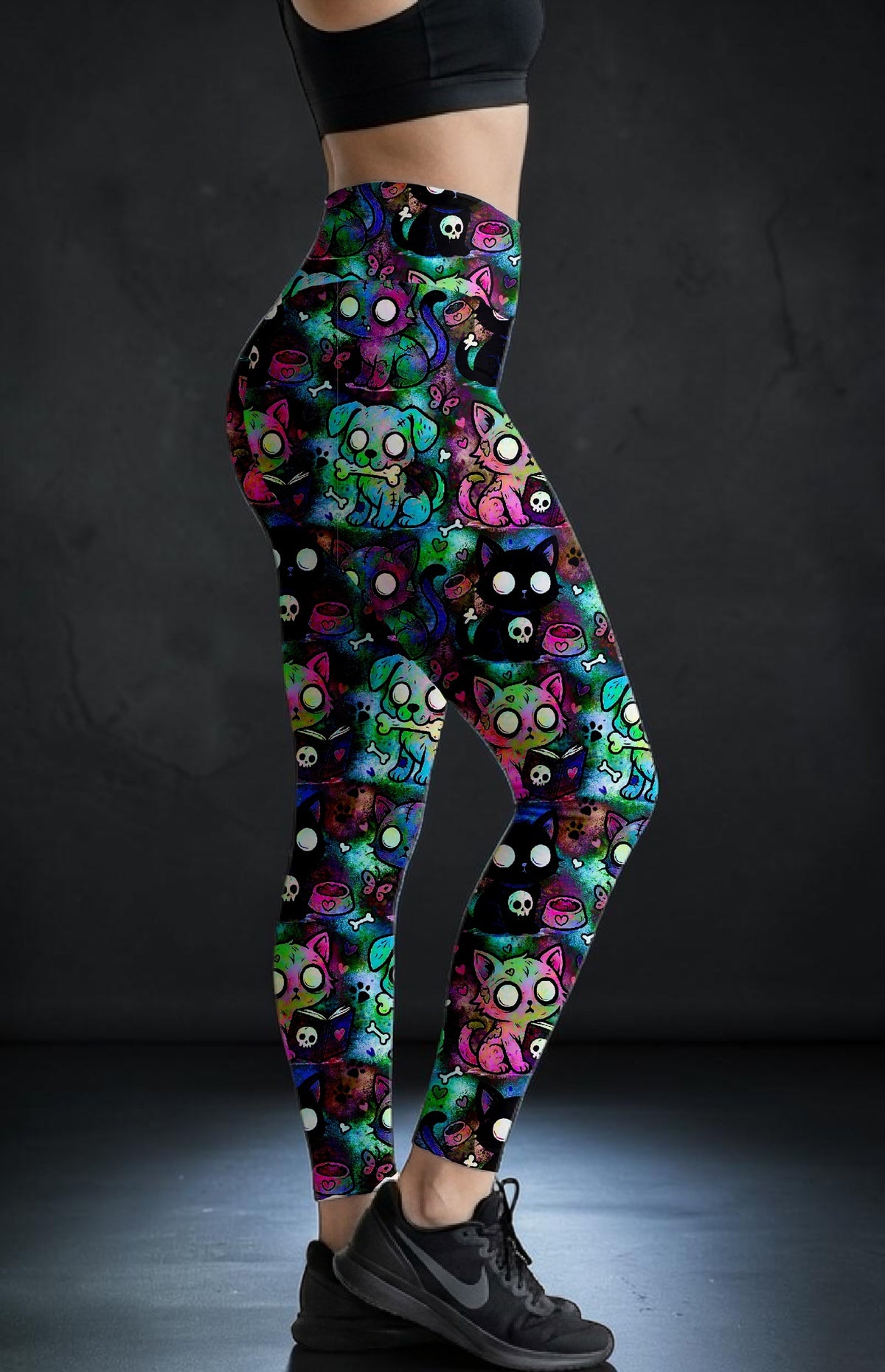 Teal Zombie Pet ROK Leggings No Pockets