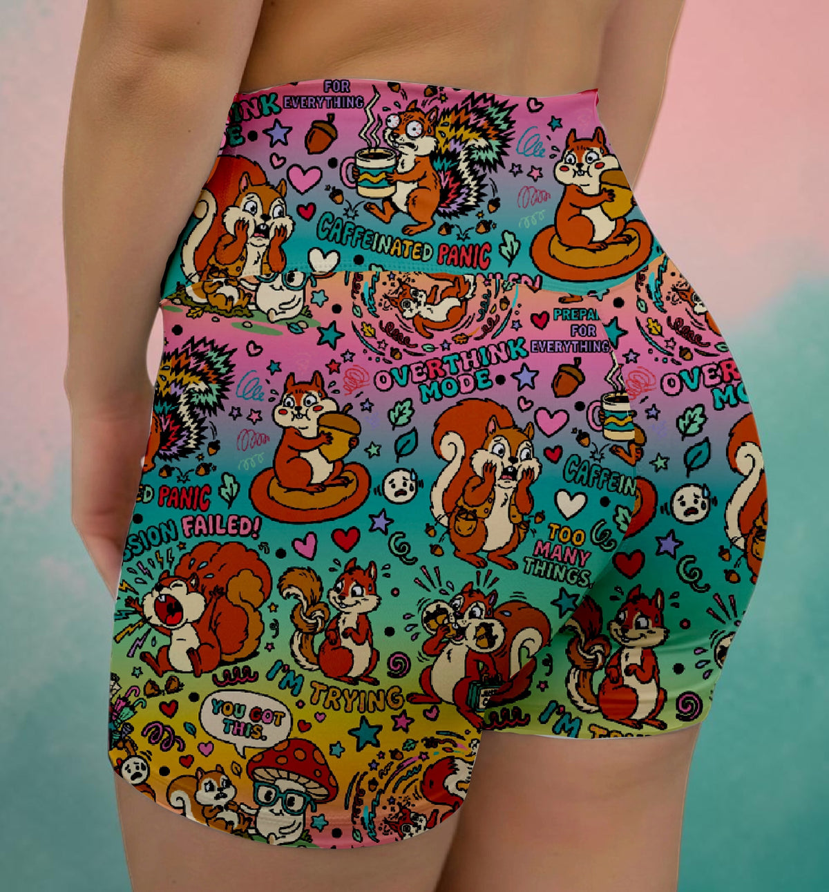 Squirrelly Hybrid Shorts With Pockets