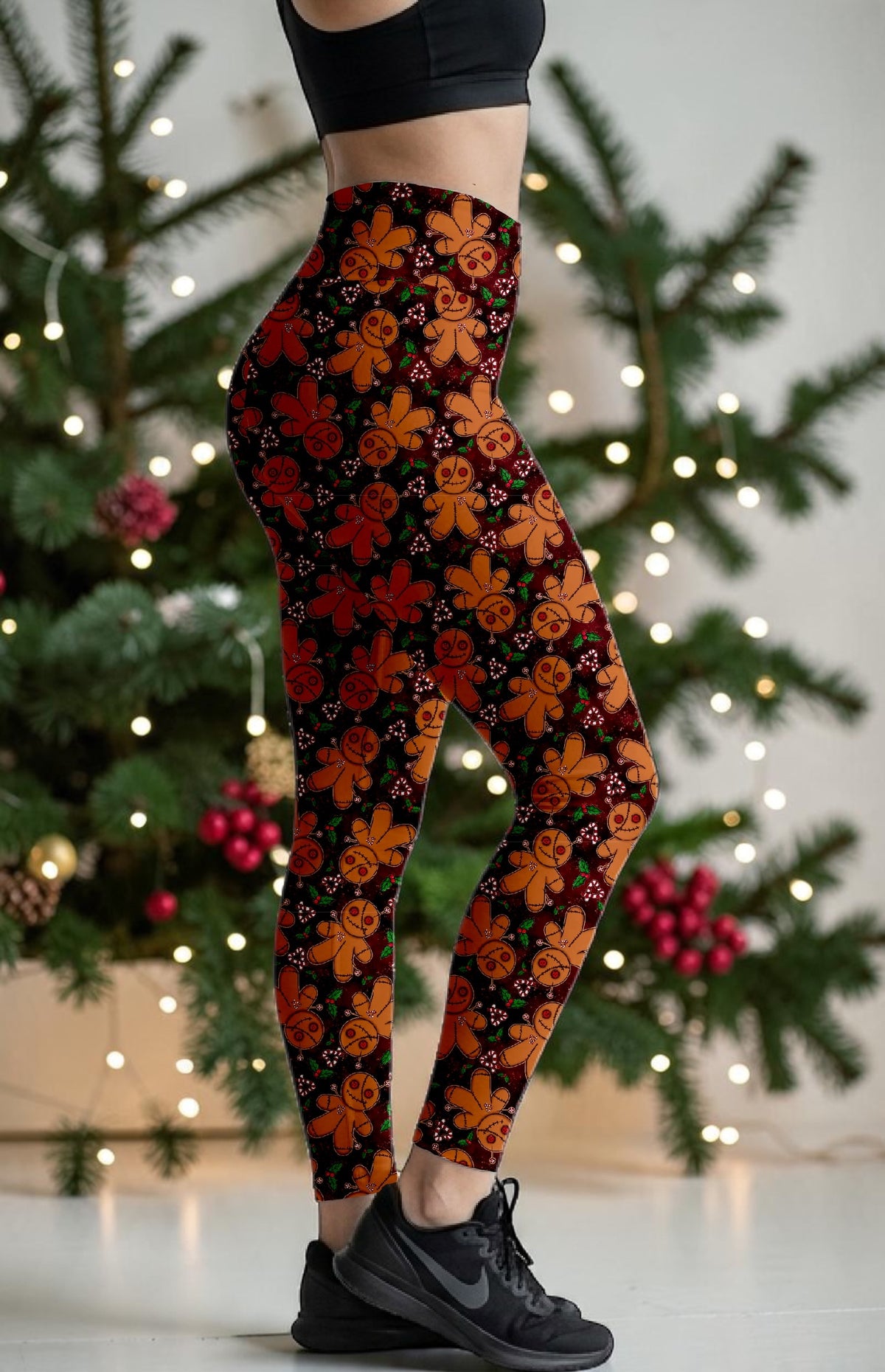 Ginger Pinned Cookies ROK Leggings With Pockets