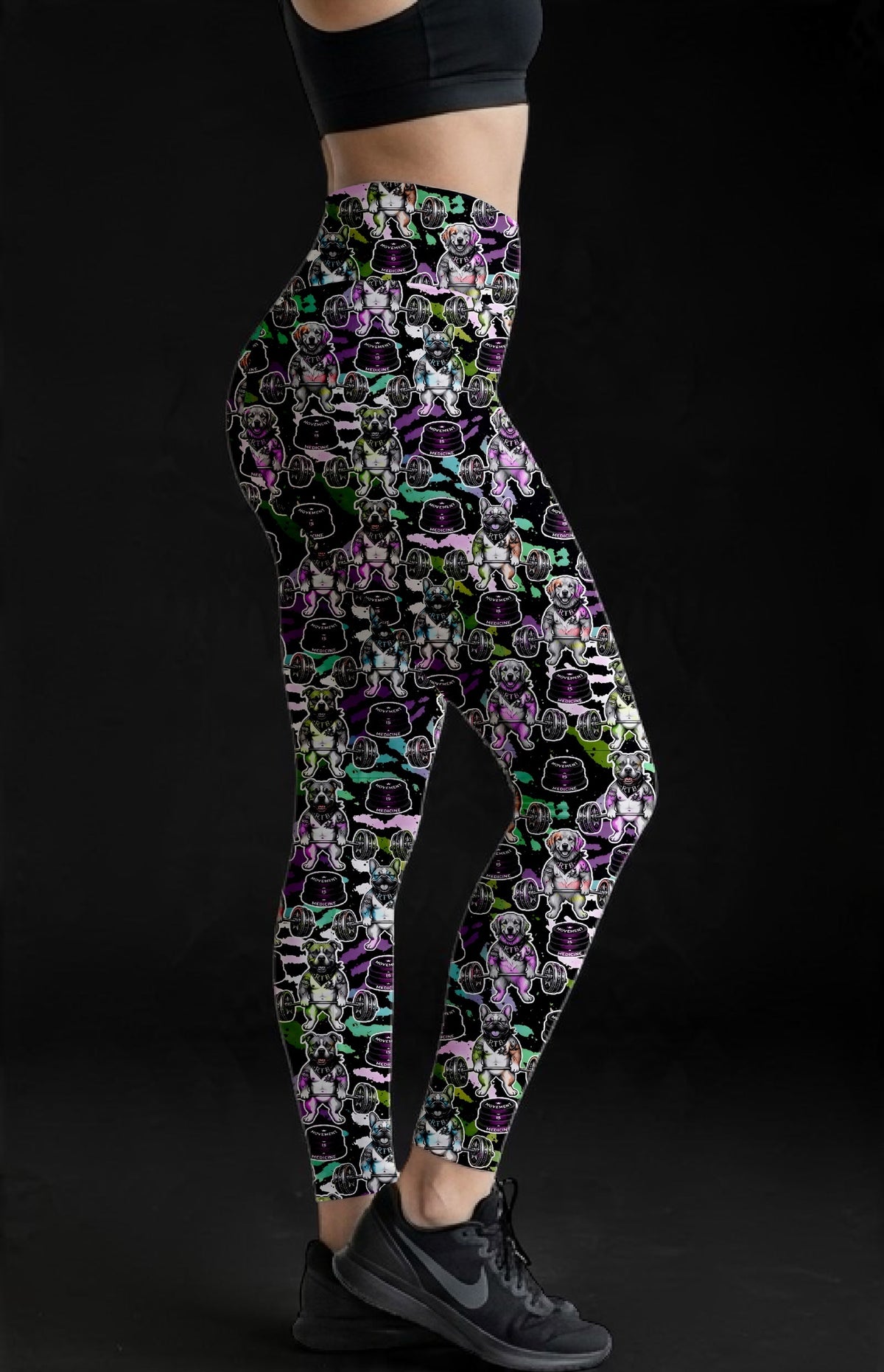 Techno Lifting Pups ROK Leggings With Pockets