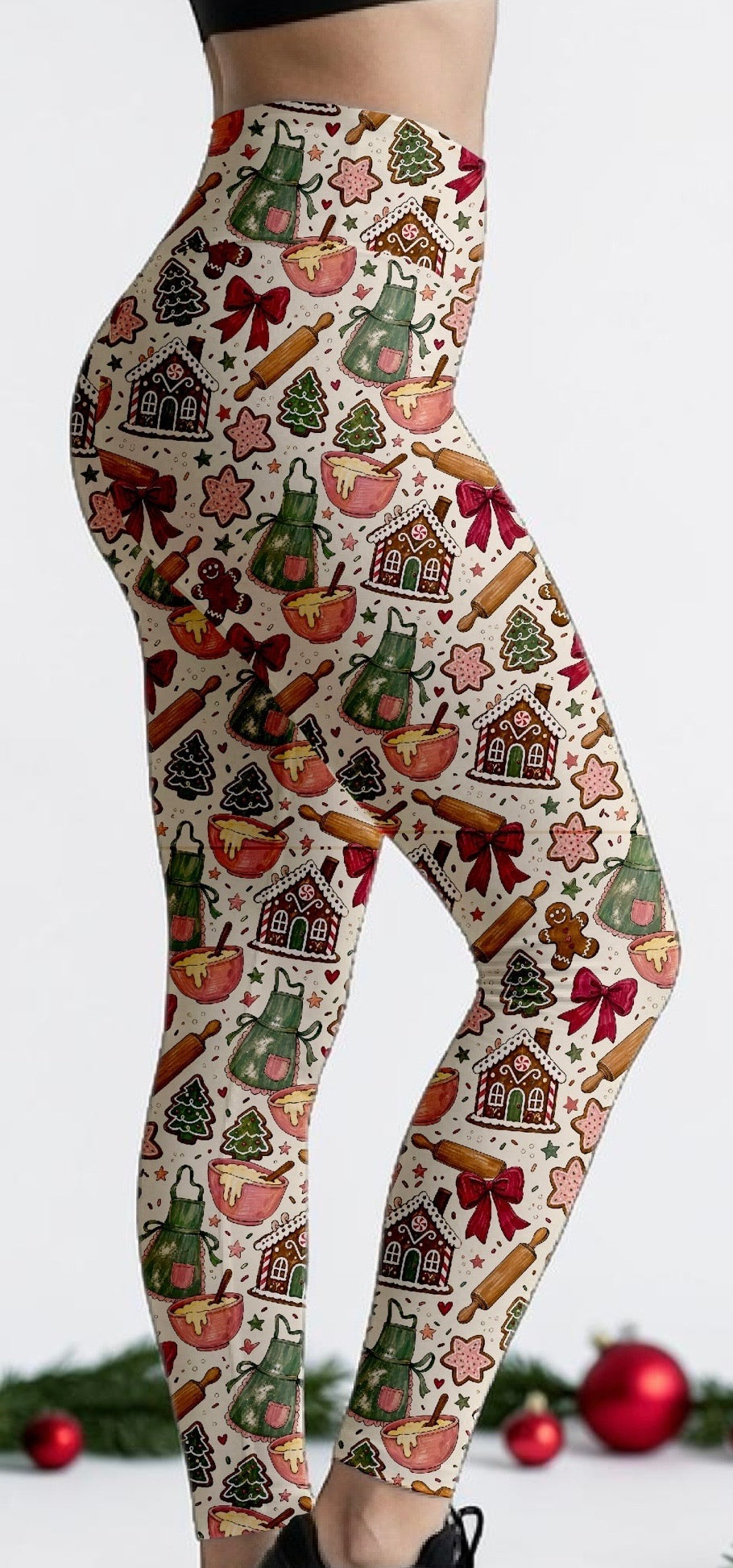 Dough Ho Ho ROK Leggings No Pockets