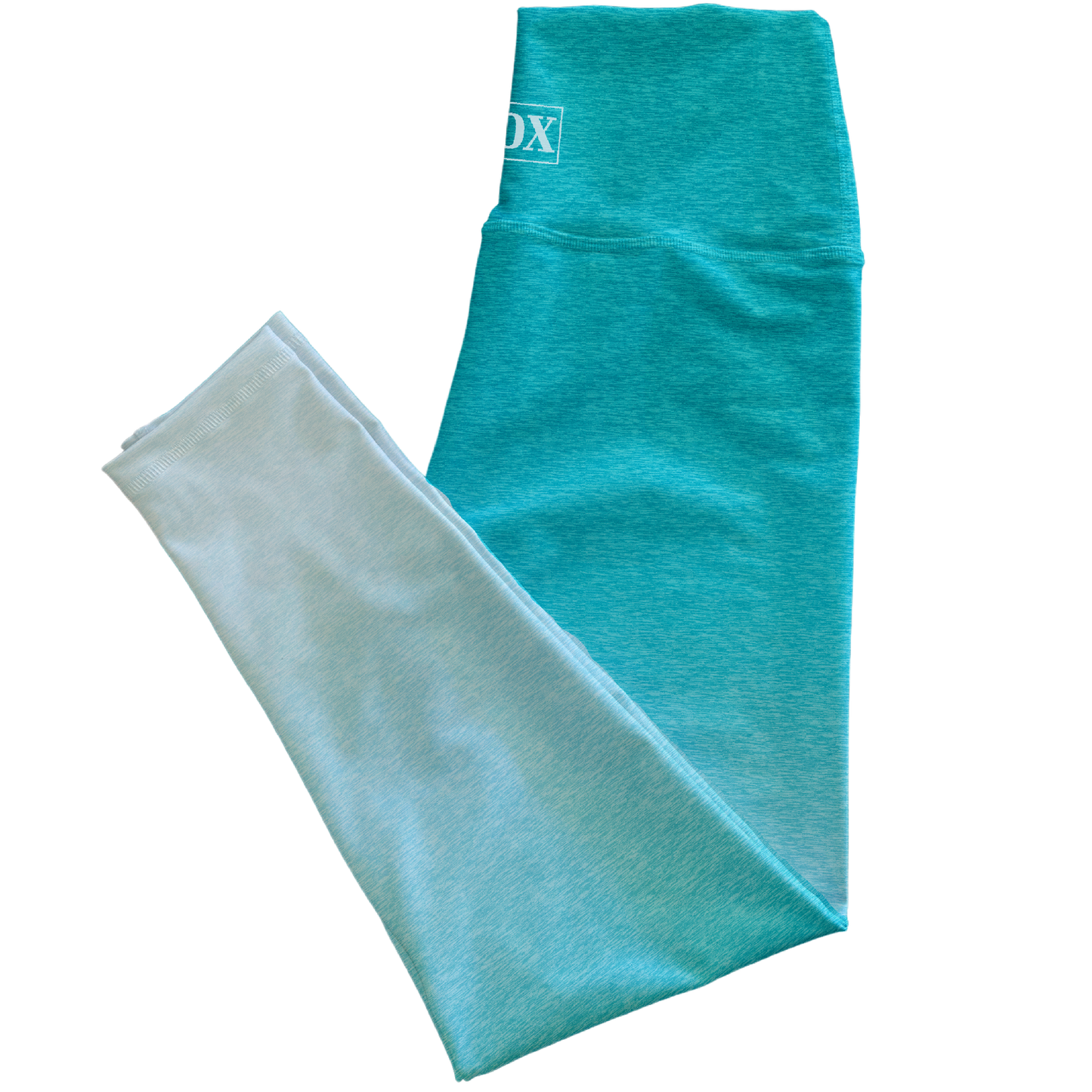 Aqua Marine Ombre Regular Rise Leggings