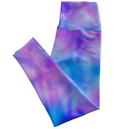 Paradise Blue Regular Rise Leggings