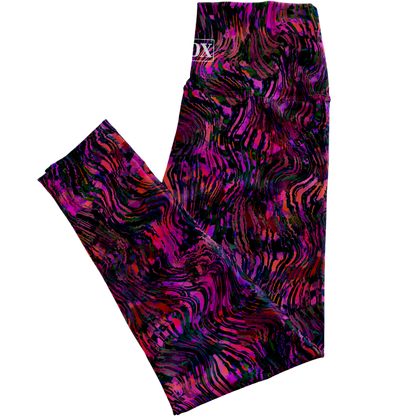 Mauve Lava Regular Rise Leggings