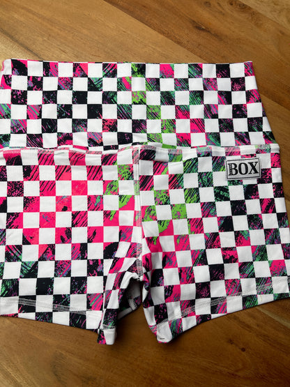 PUNK CHECKS 3.5” MED HIGH WAIST