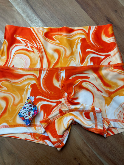 CANDY  CORN HOLOGRAM 3.5 MED - HIGH WAIST