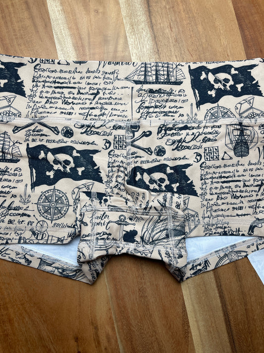 PIRATE MAP  2.5” X LARGE MID WAIST